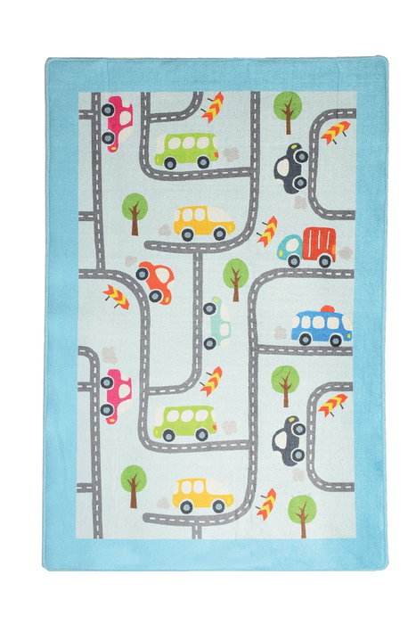 Conceptum Alfombra Baby Cars Multicolor 140 x 190 cm Conceptum Alfombra Baby Cars Multicolor 140 x 190 cm